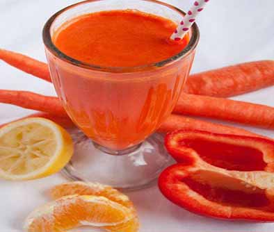 Orange Pepper Fresh Juice